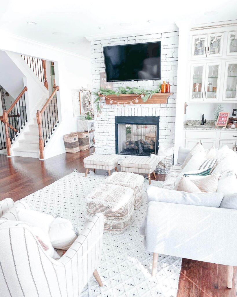 1. Bright & Breezy with Whitewashed Stone and Soft Textures