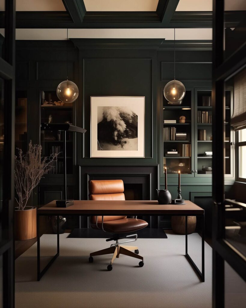 1. Moody Neutrals with Timeless Elegance