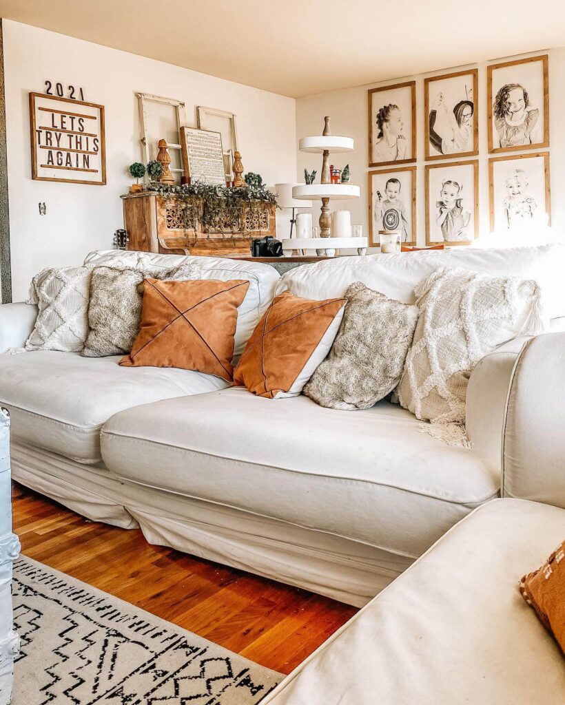11. Personalized & Playful with Family Gallery Wall