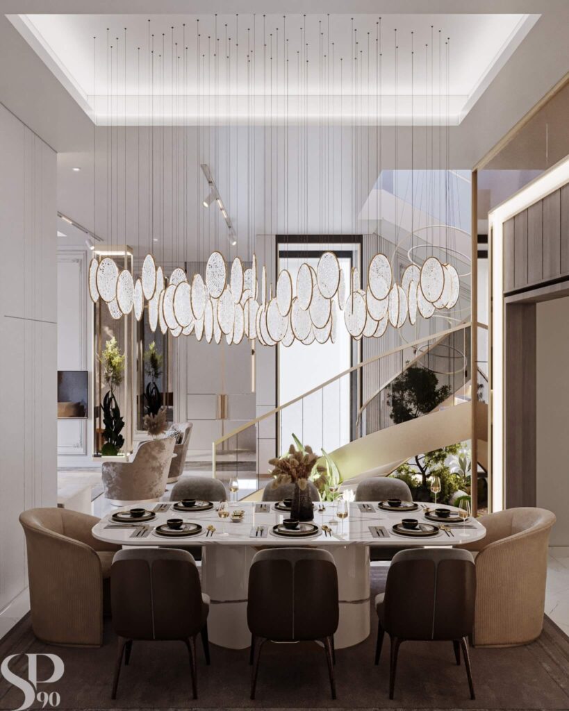 11. Mixed Material Masterpiece: Velvet Meets Gloss