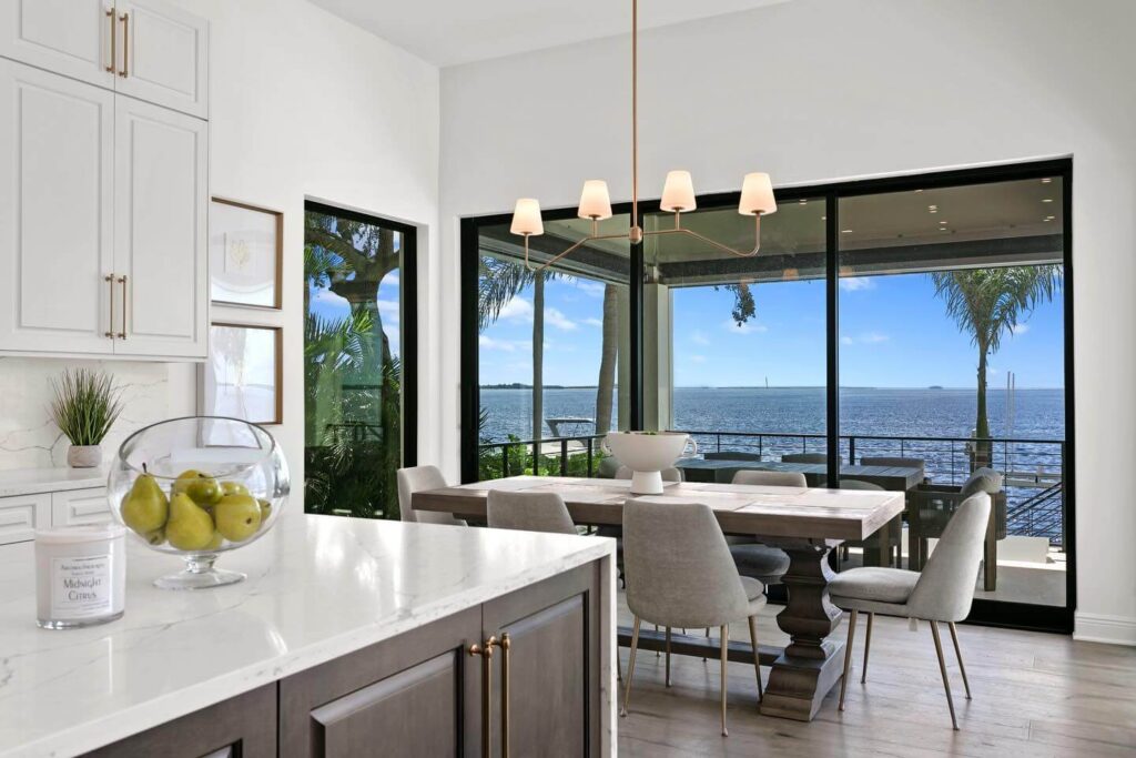 13. Seaside Sophistication with a Coastal Backdrop