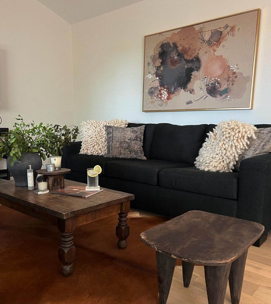 14. Earthy Modern with Boho Farmhouse Textures