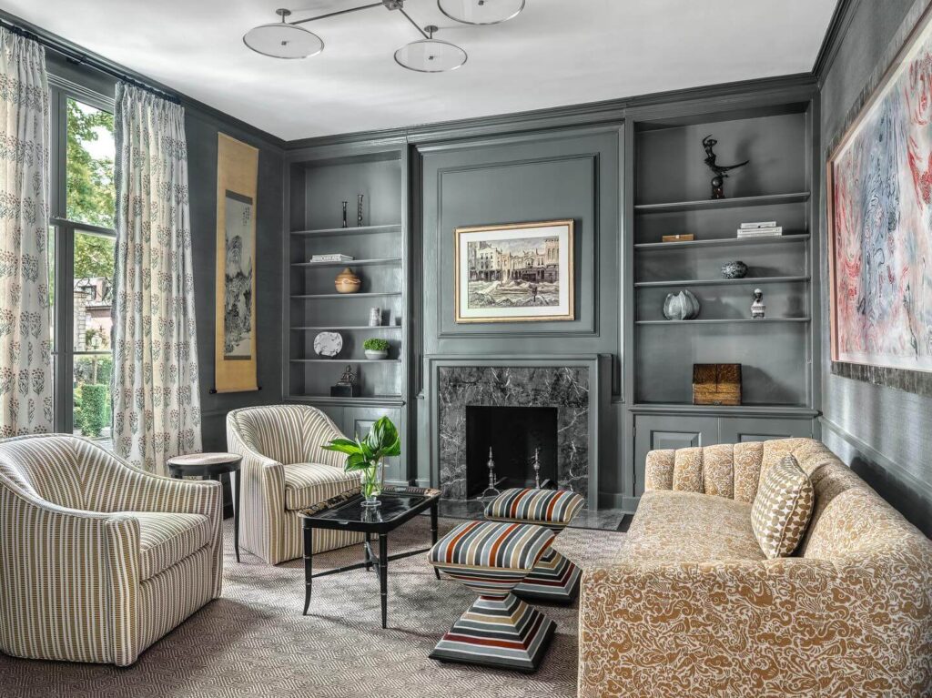 15. Layered Patterns and Painted Millwork