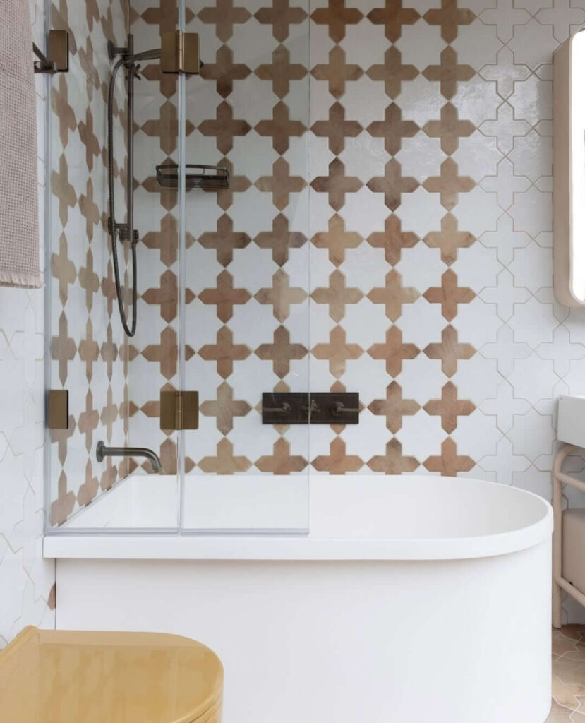 16. Mix-and-Match Tile Textures for Added Personality