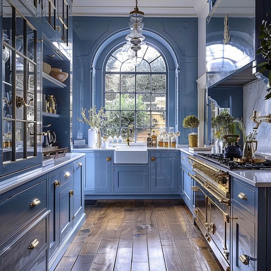 16. Understated Elegance with Built-In Breakfast Nook