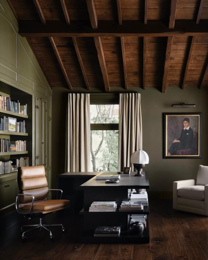 17. Executive Edge with Marble and Wood Accents