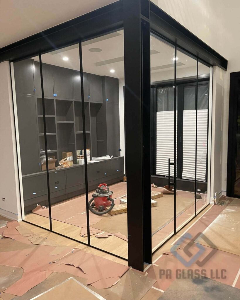 19. Arched Wood French Doors with Timeless Charm