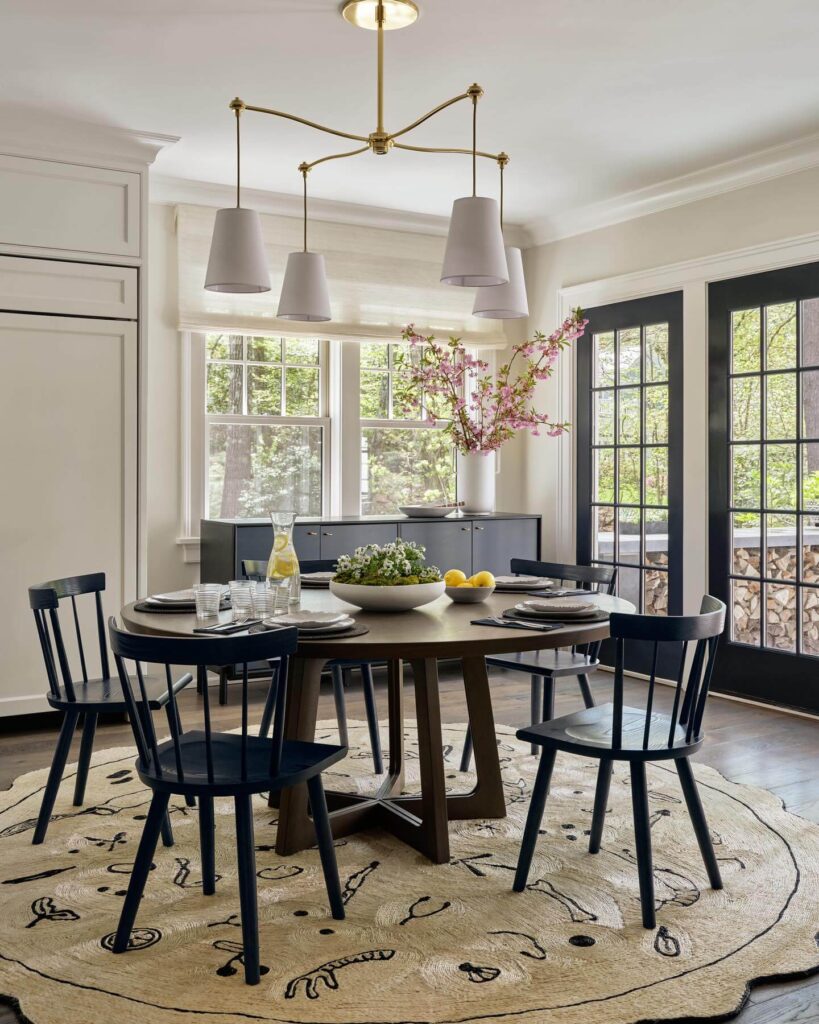 19. Playful Contrast in a Light-Filled Space