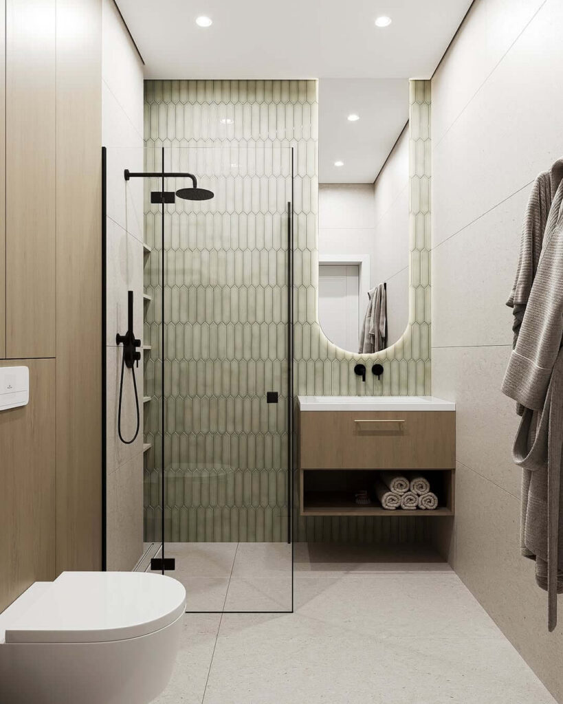 2. Bold Geometric Tiles for a Playful Vibe