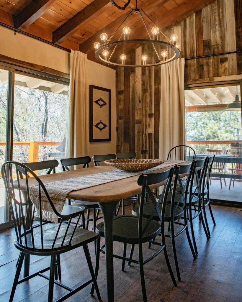 22. Rustic Mountain Boho Escape