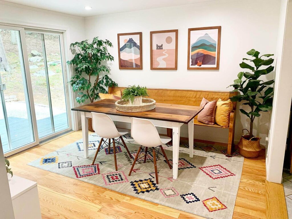 22. Make It Inviting with a Farmhouse-Inspired Gathering Table