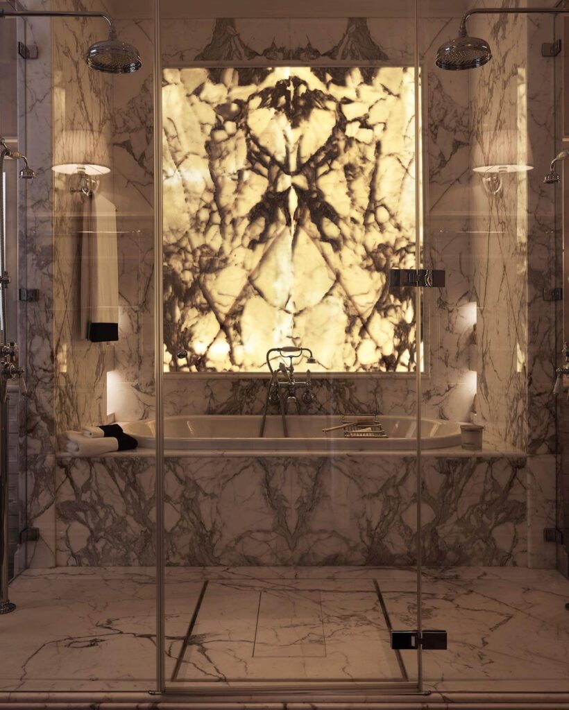 23. Palatial Grandeur in Brown Marble