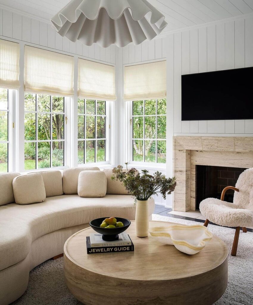 23. Modern Cream Monochrome with Sculptural Softness