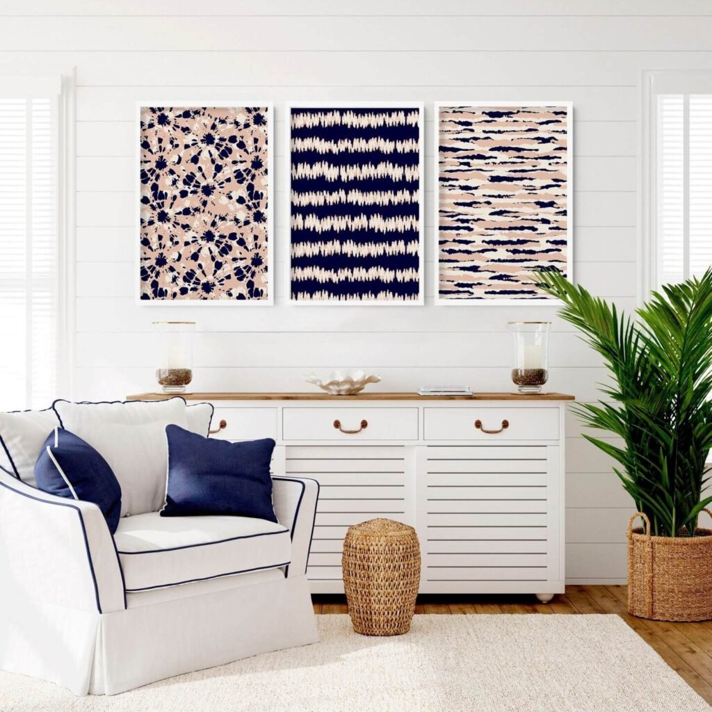 23. Playful Patterns with a Coastal Edge