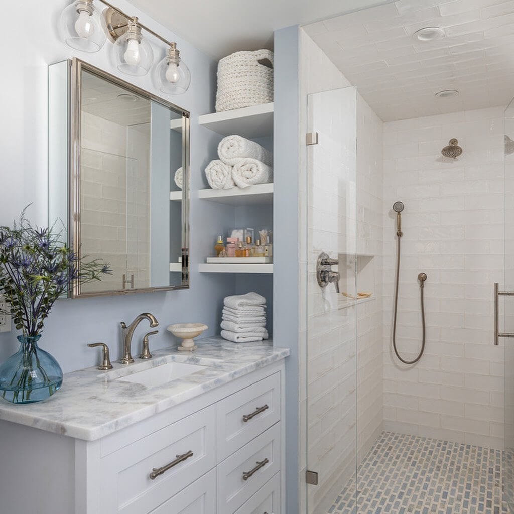 24. Sculptural Tub in a Marble Canvas