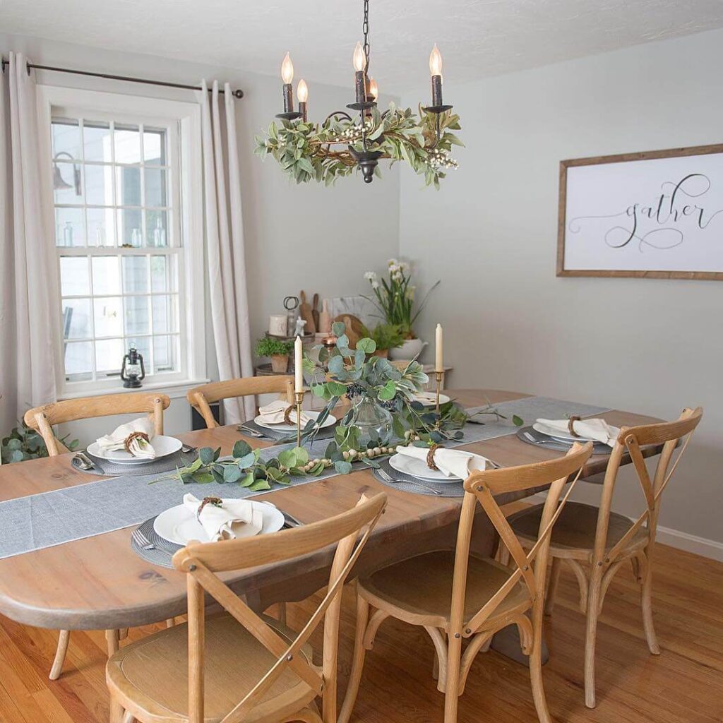 24. Add a Touch of Boho with a Patterned Rug and Natural Textures