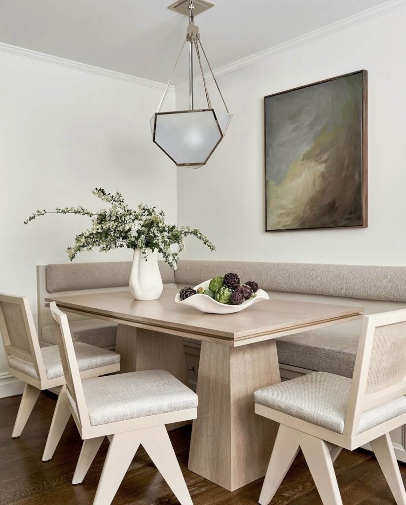 26. Geometric Elegance with a Monochrome Palette