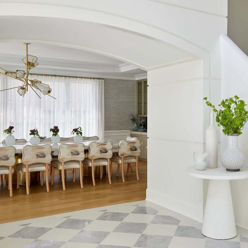 28. Playful Elegance with Artistic Upholstered Chairs