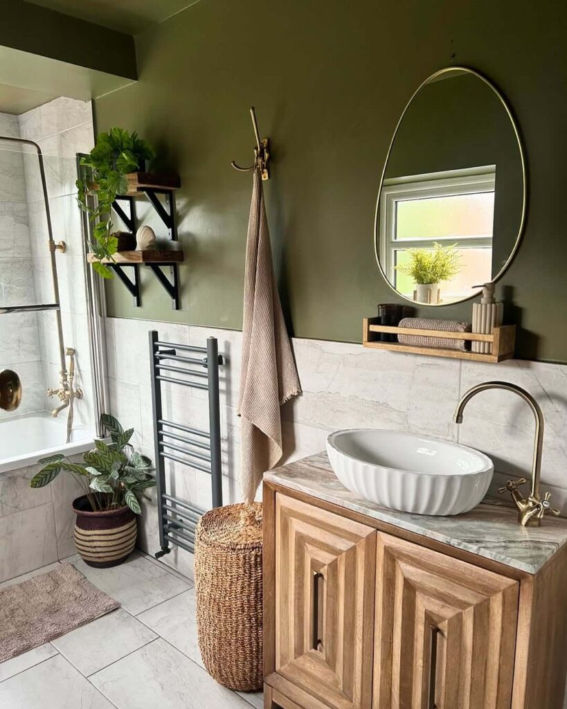 29. Natural Neutrals with a Pop of Pattern