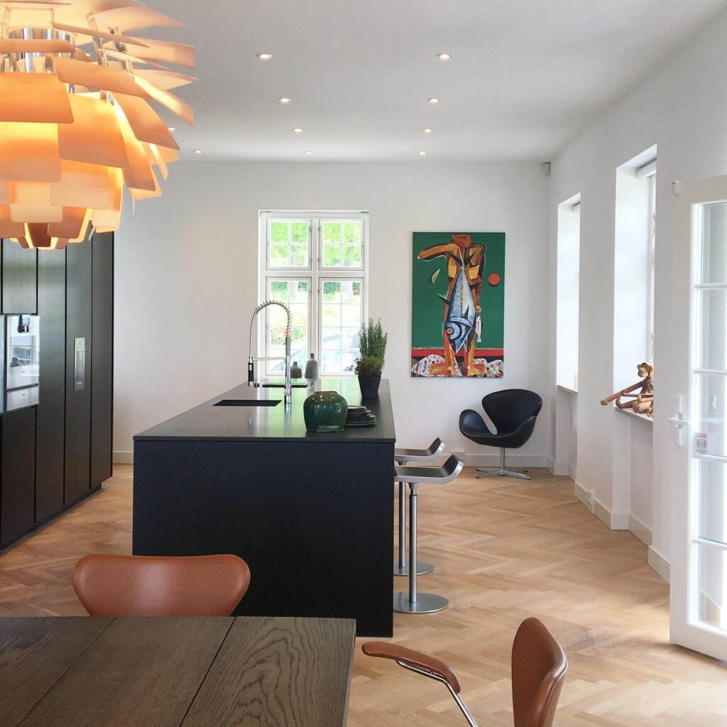 5. Scandinavian Simplicity with Artistic Flair