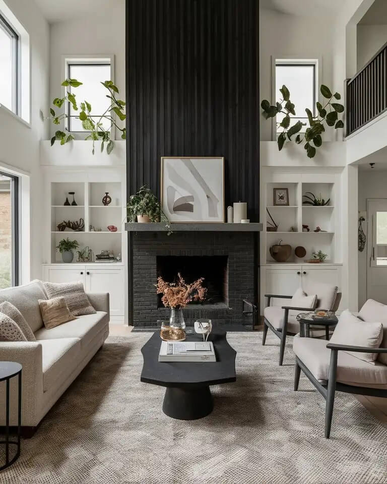 5. Charcoal Black for Dramatic Contrast
