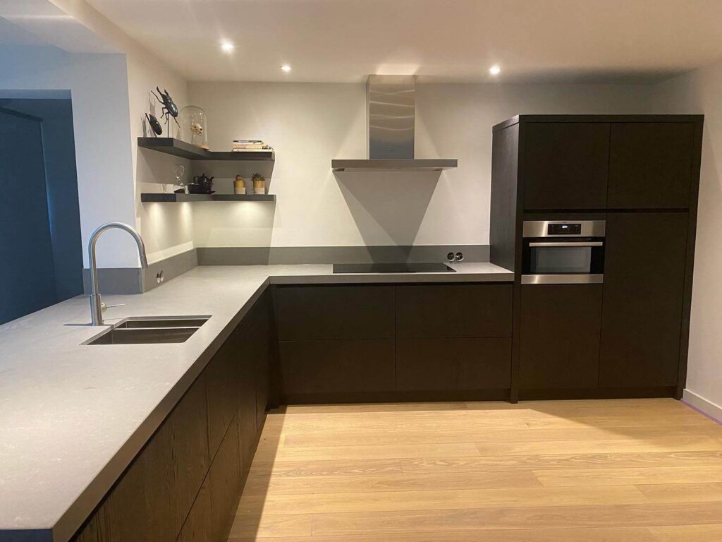 6. Balanced Minimalism with Open Shelving