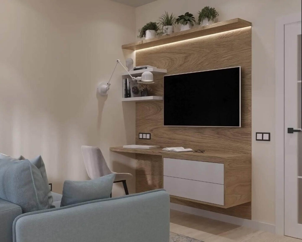 6. Scandinavian Simplicity with Natural Wood Accents