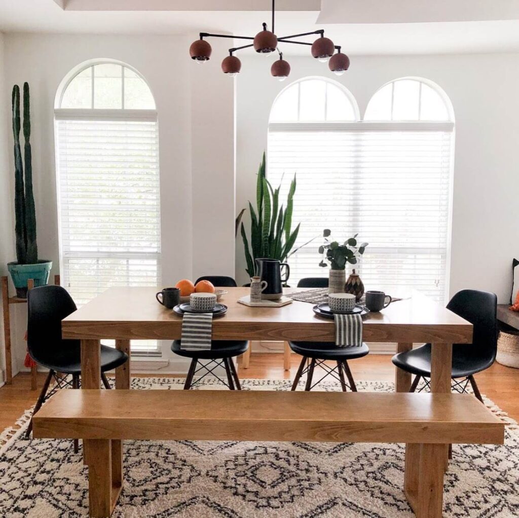 6. Modern Farmhouse with Boho Layers