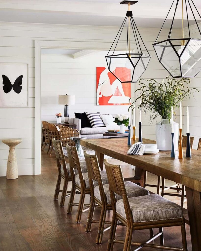 8. Bold Coastal Drama with Natural Textures
