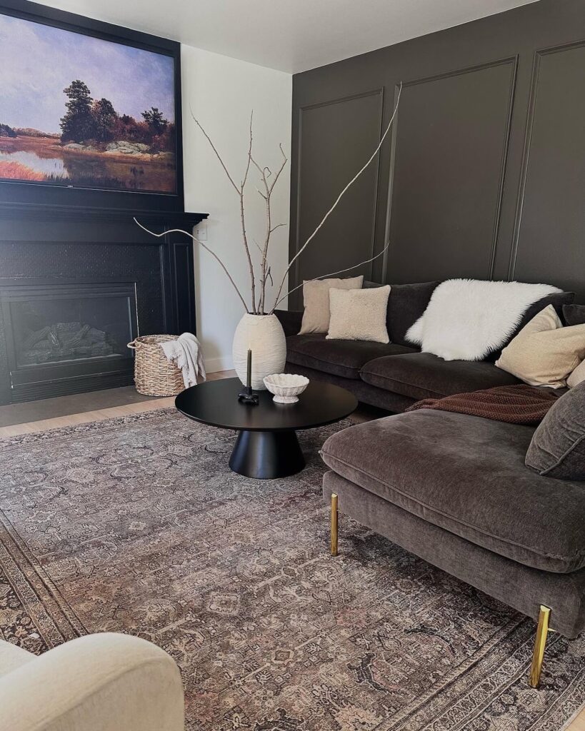 8. Modern Monochrome with a Hint of Heritage