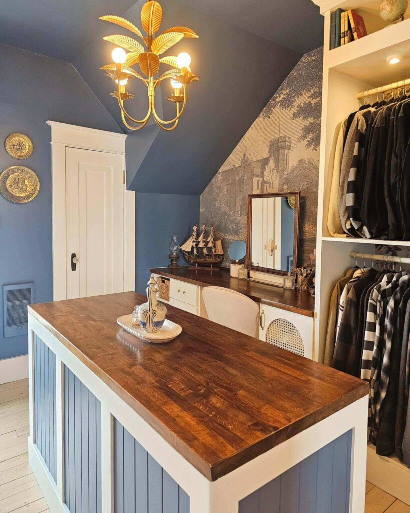 1. Add Character with a Themed Walk-In Closet Design