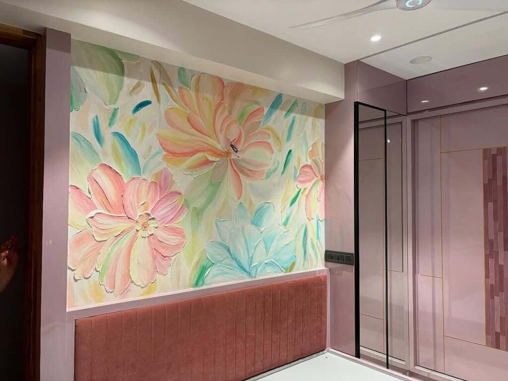 4. Oversized Pastel Florals for a Soft, Feminine Touch