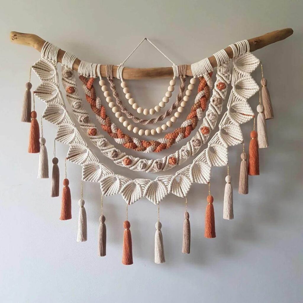 10. Traditional Peacock Toran with Tassels