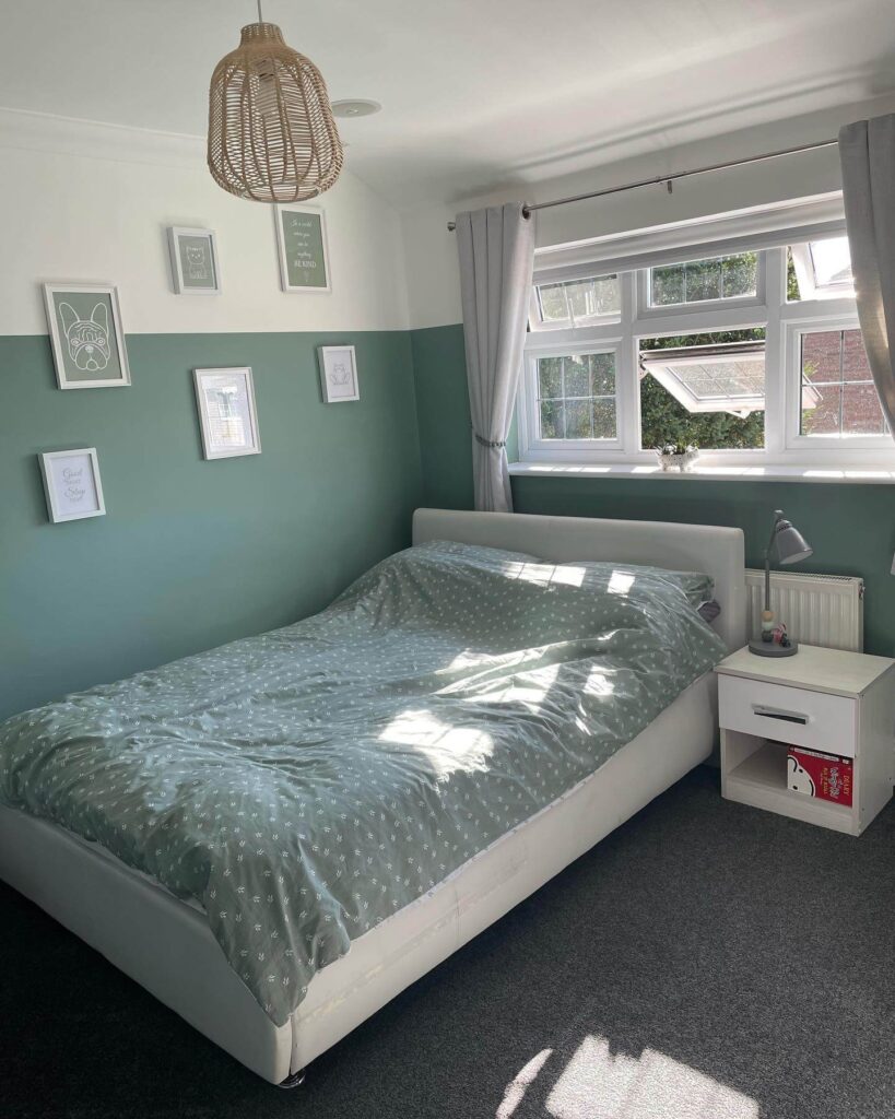 11. Embrace a Two-Tone Wall for Subtle Contrast