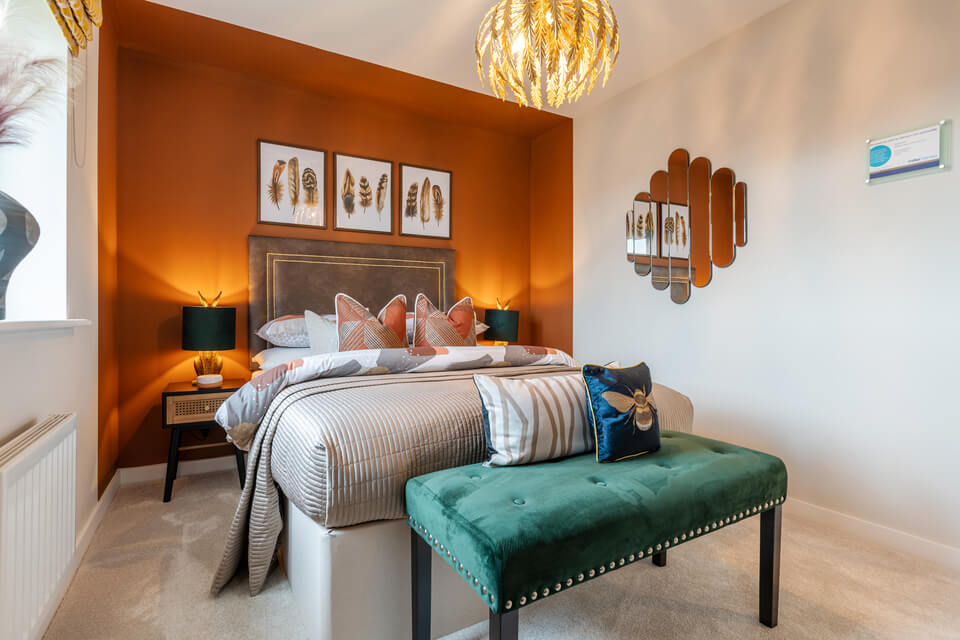 11. Accent Wall Drama with Deep Earthy Tones