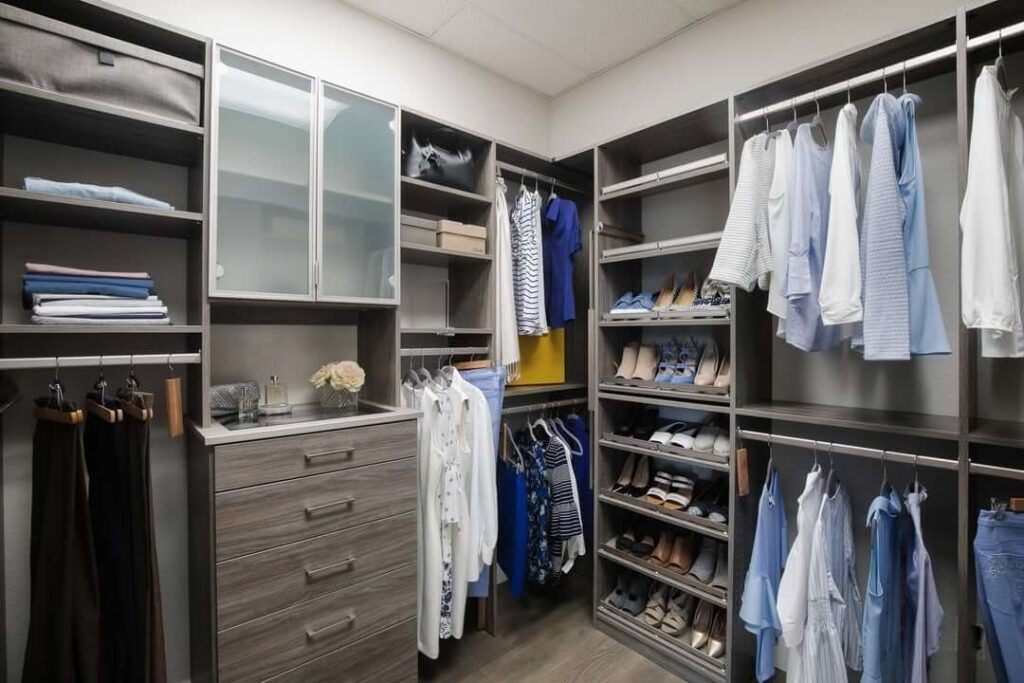 11. Keep It Simple with Minimalist White Shelving