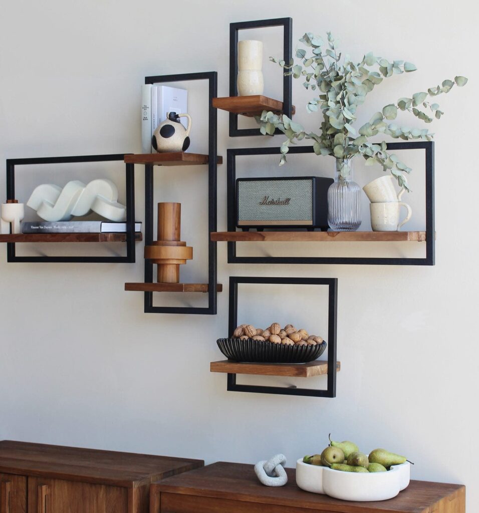 11. Built-In Shelves for Seamless Integration