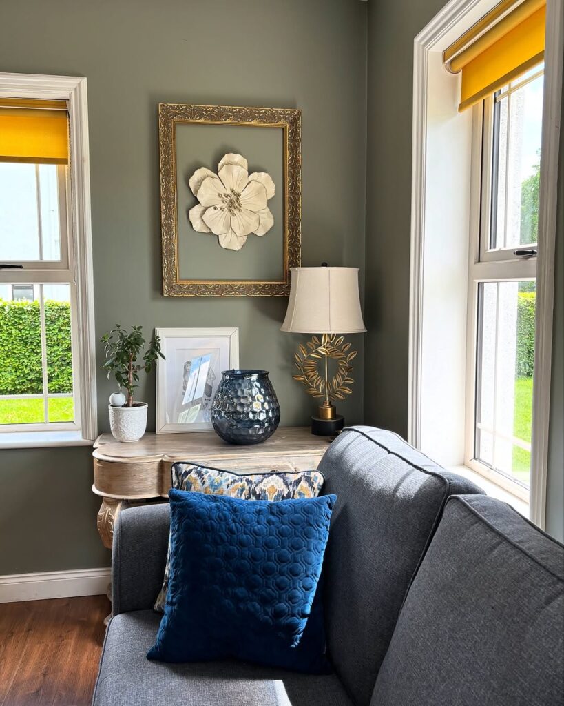 9. Black Frames on White Walls for High-Contrast Impact