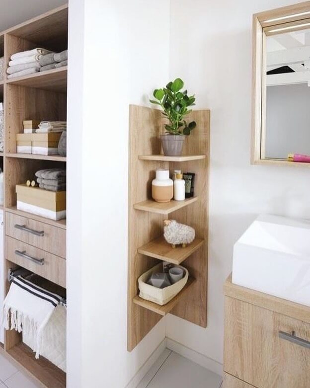 11. Embrace Open Storage in Attic or Sloped Ceilings
