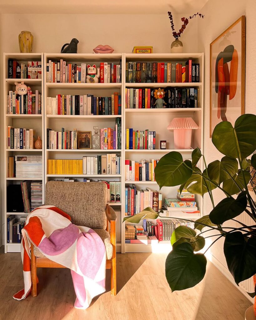 12. Floating Corner Shelves for Tight Spaces
