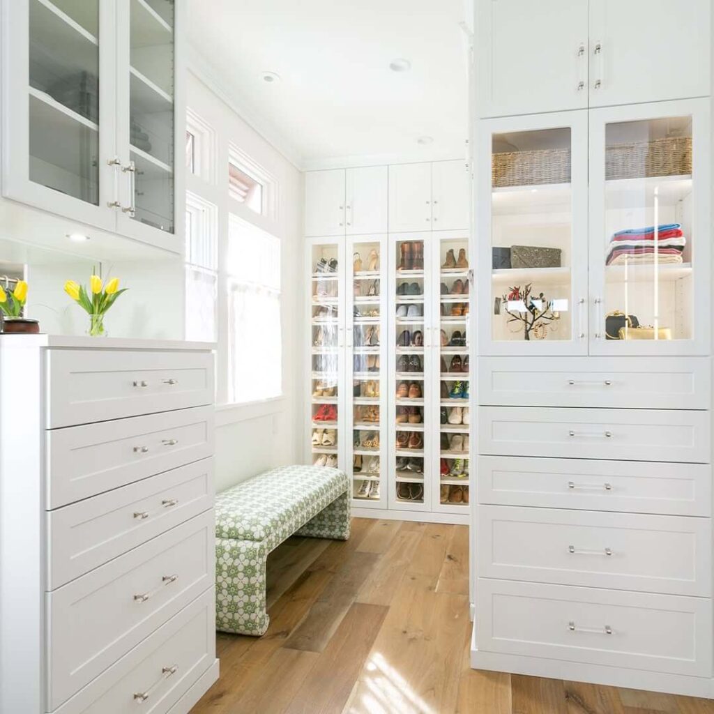 12. Use Glass Doors to Elevate Your Shoe and Accessory Display