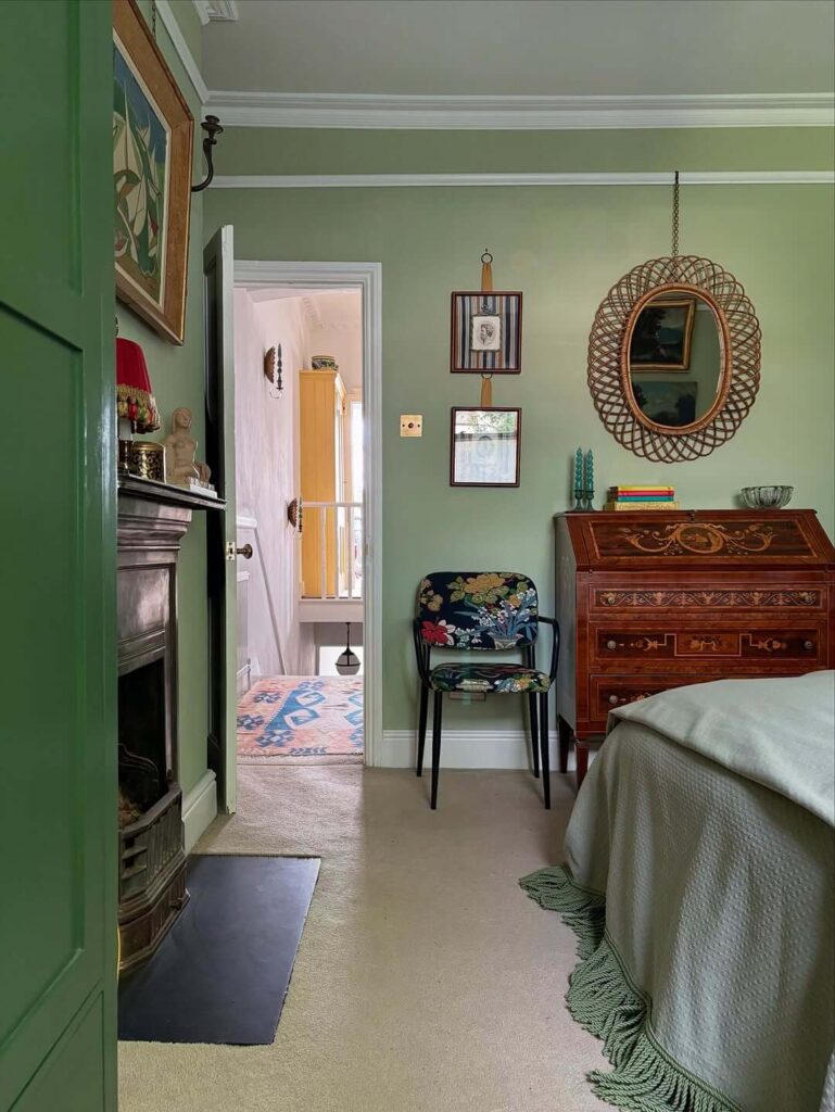 12. Sage Green with Traditional Accents
