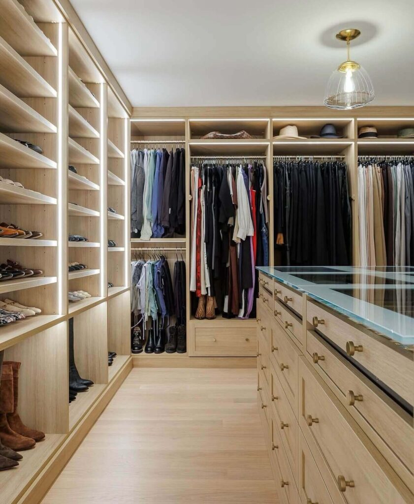 13. Mix Materials for a Balanced, Transitional Look