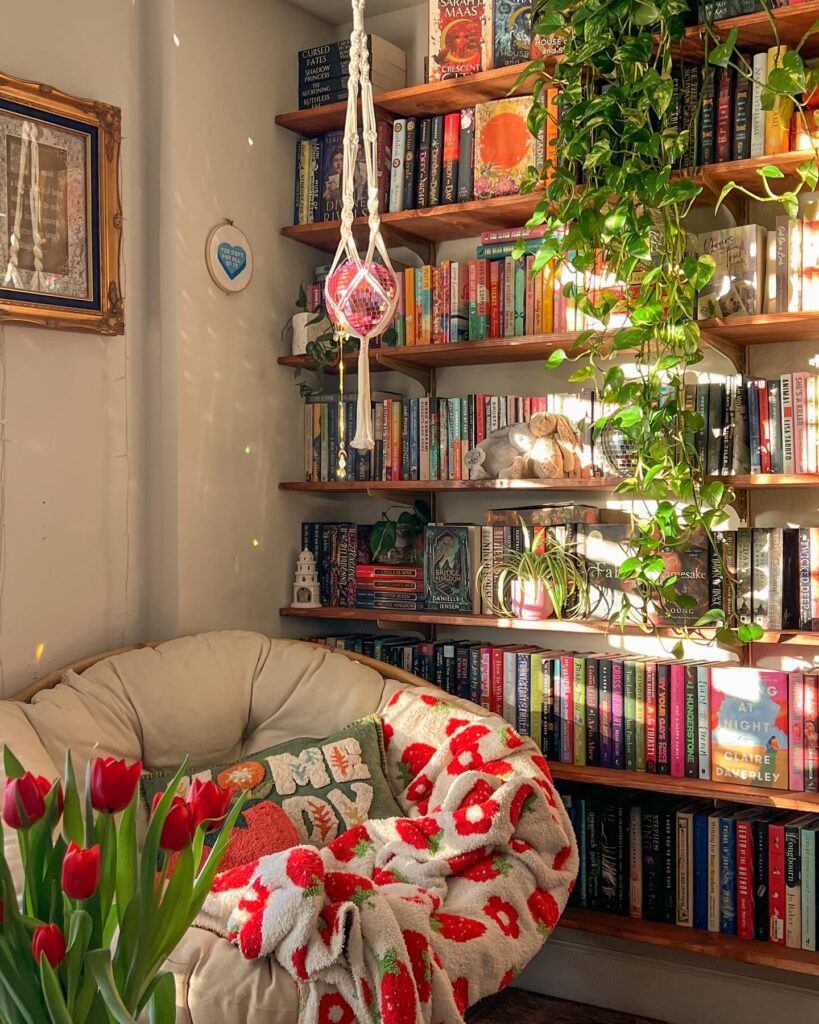 13. Boho-Chic Canopy Corner