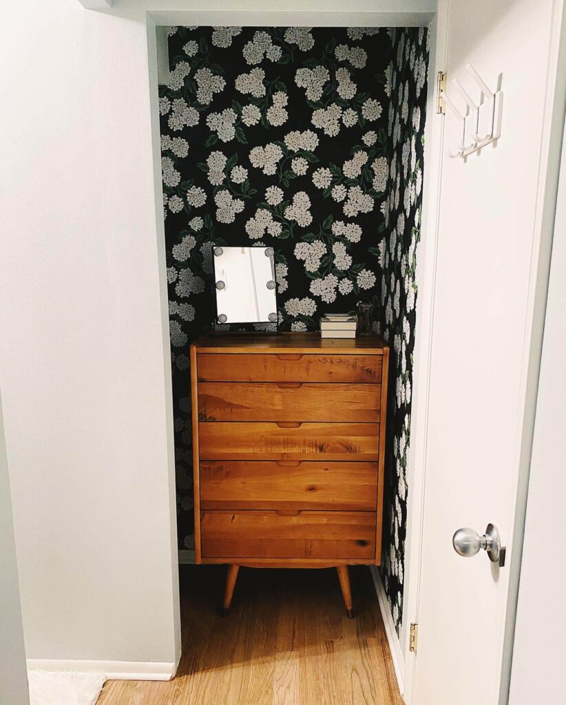 15. Luxe Island Storage in a Small Closet