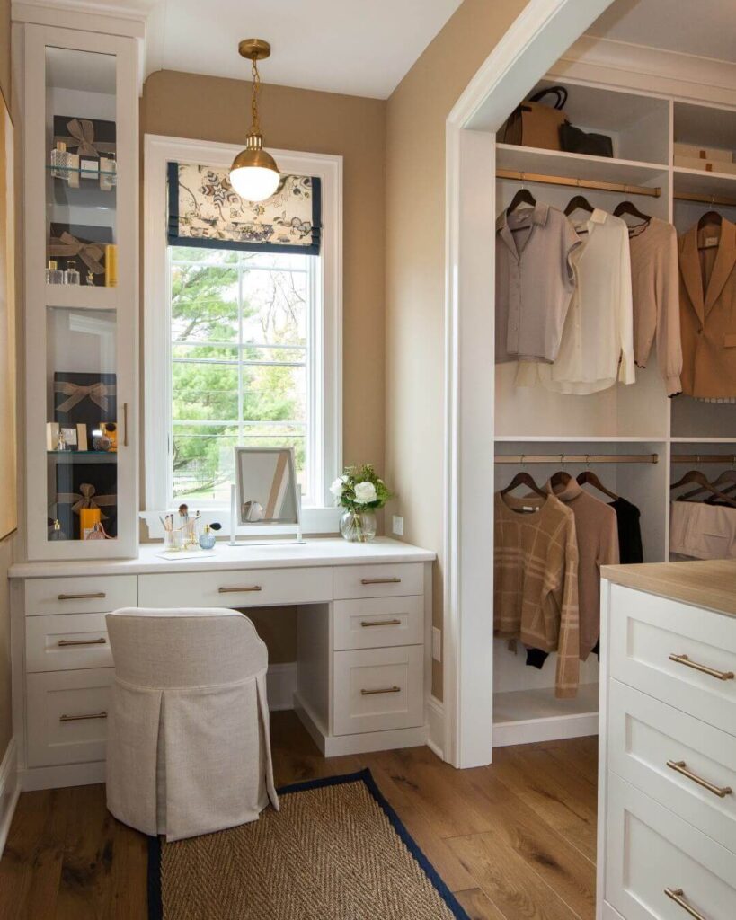 16. Design a Dedicated Beauty Station with Natural Light