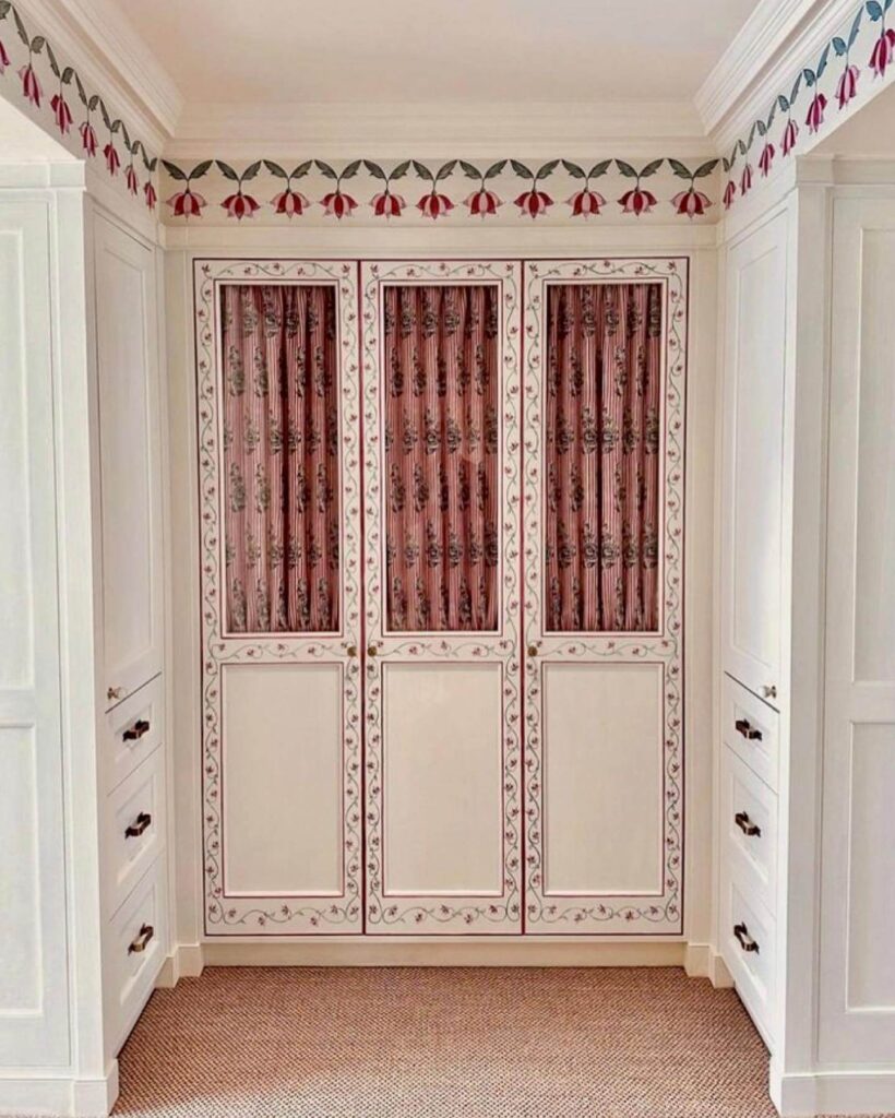 16. Glass-Front Display Closet with LED Lighting