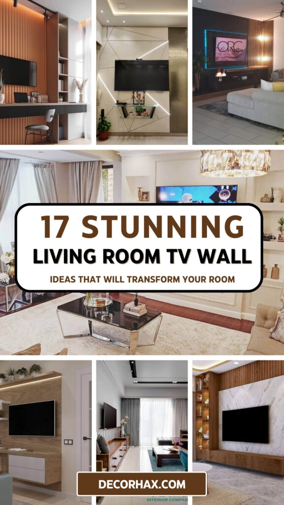 17 Stunning Living Room TV Wall Ideas That Will Transform Your Room