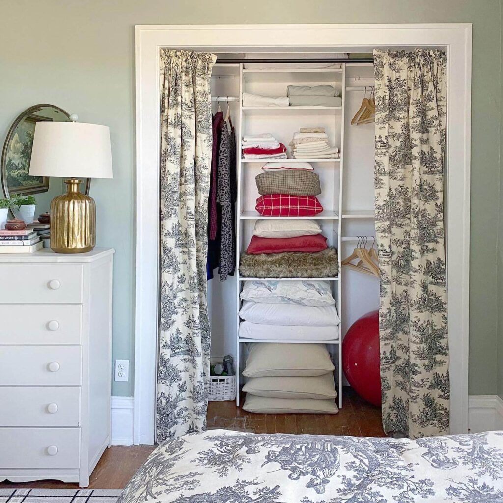 17. Classic White Closet with Polished Symmetry