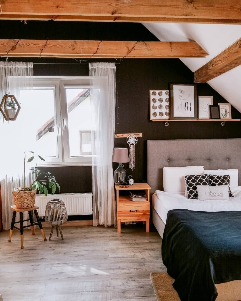 17. Rattan and Rust Accents for Earthy Warmth